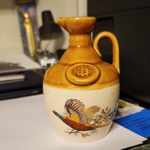 VINTAGE LINDISFARNE CERAMIC MEAD JUG with CORK